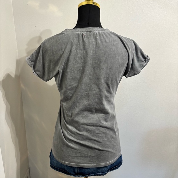 Y2K Gray and Silver Horse Graphic Tee Size XS Equestrian Horse Girl - Picture 6 of 7